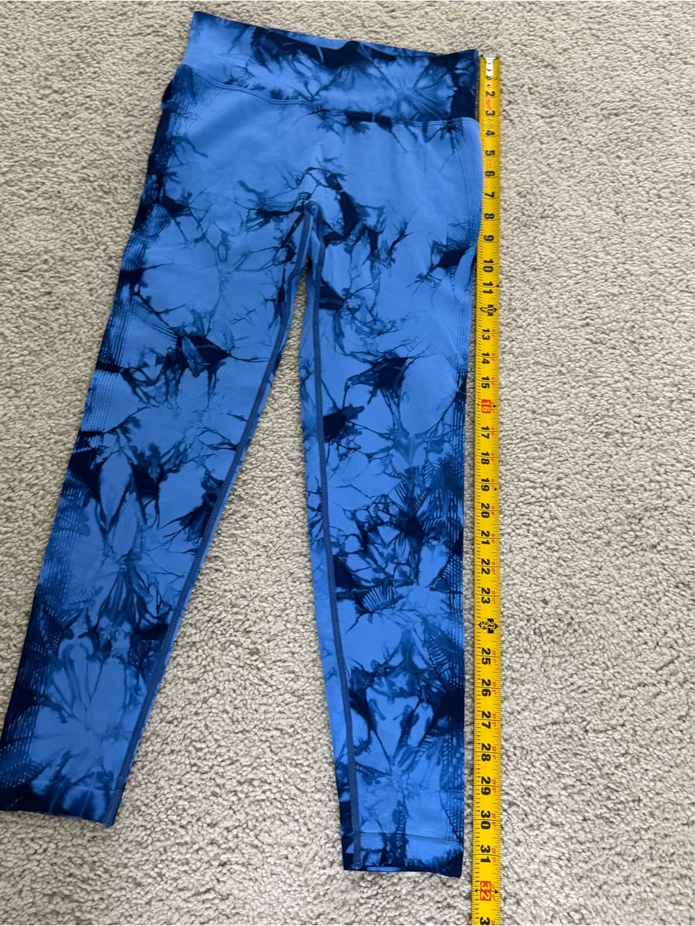 Halara OneForm Seamless Flow High Waisted Tie Dye Yoga Leggings M - Picture 8 of 10